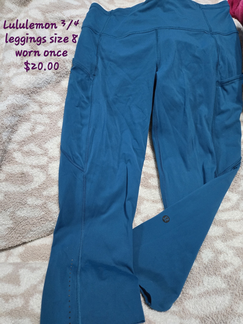 lululemon athletica Teal Blue Leggings